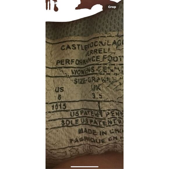 Merrell Womens Gray Lace-Up Suede Mesh Upper Athletic Hiking Shoes Size 6 - Picture 9 of 9